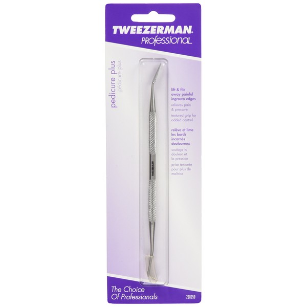 Tweezerman Pedicure Plus Ingrown Toenail File & Cleaner