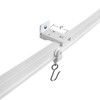 KXLIFE Wall Mount Brackets for Flexible Curtain Track, Bendable Curtain