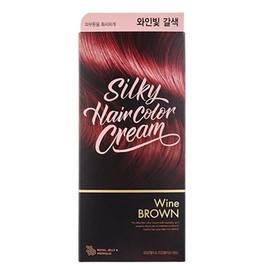 SILKY HAIR COLOR CREAM WINE BROWN