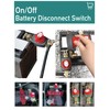 12V-48V Heavy Duty Battery Master Switch - Top Post Design
