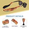 DOODLREAM 6Pcs Floating Sunglass Straps, Lightweight Neoprene Glasses Holder Straps