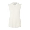 TOM TAILOR Denim Women's Crewneck Sweater Vest, 10348 Gardenia White