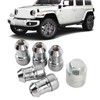 Luocute Wheel Locks, Wheel and Tires Locking Lug Nuts, Wheeling
