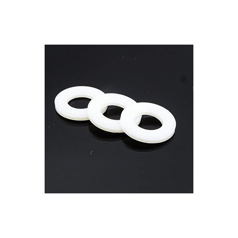 Hippo Hardware M4 (4mm) Nylon Flat Plain Washers Form A