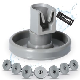 Dishwasher Unterkorbrollen | Contents: 8 Suitable for AEG Favorit Zanussi, Privileg and many more | Pack of 20