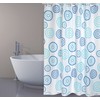 MSV Shower Curtain, Blue, Unique