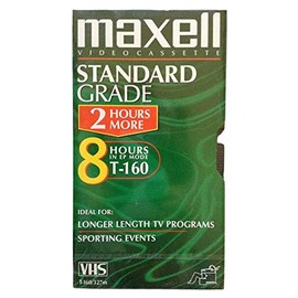 Maxell T-160 Std Standard Grade Videocassette