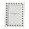 MACKENZIE-CHILDS Decorative Picture Frame, 4" x 6", Black-and-White Celebrate