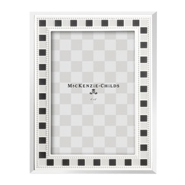 MACKENZIE-CHILDS Decorative Picture Frame, 4" x 6", Black-and-White Celebrate