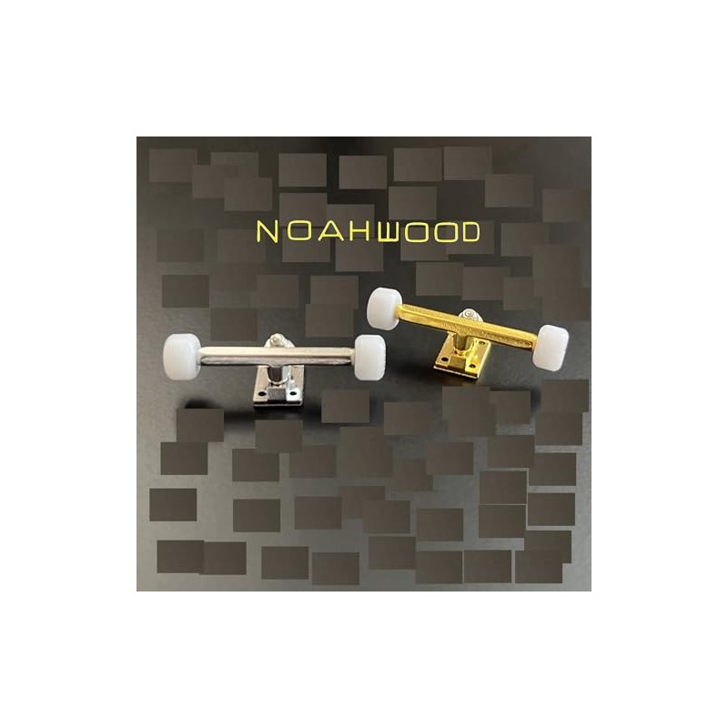 NOAHWOOD Pro Fingerboard 36mm Six Truck (36mm Silvery)