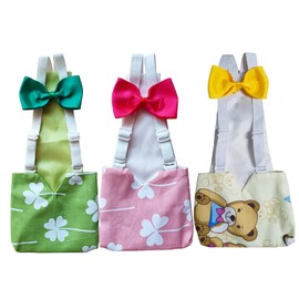 PIEITI 3 Pcs Small Chicken Diapers(XS), Duckling Duck Diapers for Real Ducks Hens, Waterproof and Adjustable, Chicken Accessories Poultry