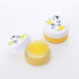 【Yojiya Official】Yuzu Shiny Lip Balm 2.8 oz (8 g) x 2-Piece Set, Plant-derived, Contains Natural Moisturizing Ingredients