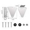 WINSOON Barn Door Lock Hardware Stainless Steel Sliding Privacy Latch