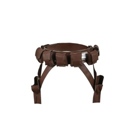 Bo-Katan Kryze Cosplay Costume Belt Adult Women Knight Accessories Waistband Holster Prop (Brown, Large)