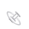Astrology Ring Zodiac Gemini Sterling Silver Band Size 8