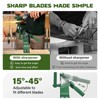 Lawn Mower Blade Sharpener, Lawnmower Blade Sharpening Tool with Blade