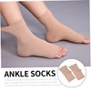 Minkissy High Elasticity Medical Ankle Socks for Compression Support Lightweight