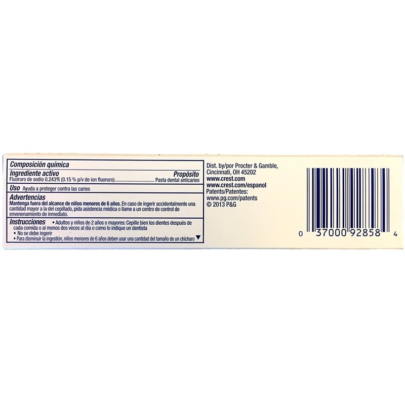 Crest Whitening Plus Scope Toothpaste Minty Fresh Striped 2.70 oz