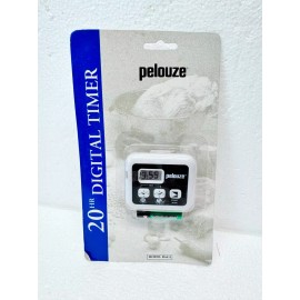 Pelouze 20 hours Digital Timer W/ Clip & Magnet | Model R4411 | New