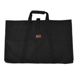 Folding Table Storage Bag Sponge Interlayer Waterproof Oxford Cloth Black Outdoor Multifunctional Carrying Bag for Picnic