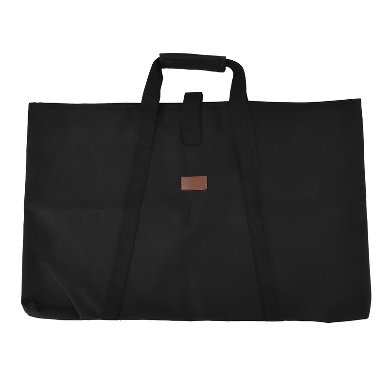 Folding Table Storage Bag Sponge Interlayer Waterproof Oxford Cloth Black