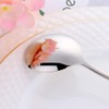 Korean Spoon,Stainless Steel Table Spoons,8.15 inch Long Handle Dinner Rice