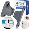 Caravan Door Stop 1 Pack Grey Screw On with 35mm