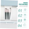 SEWACC 1set Multi-purpose Drawer Storage Boxes Transparent Organizing for Makeup