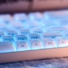 XVX White Key Cap - Crystal Jelly Key Cap,136 Keys