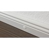 KGM Screw Set for Installing Skirting Boards, white