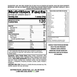 Jocko Fuel Mölk Whey Protein Powder 22g Low Sugar Monk Fruit Blend - Muscle Recovery & Growth, Packaging May Vary (31 Servings, Mint Chocolate)