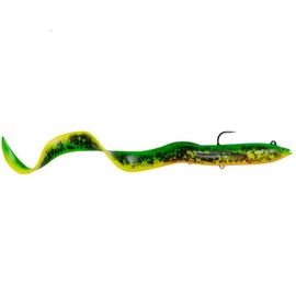 Savage Gear 4D Real EEL Rubber Eel Fish for Pike, Colour: Firetiger, Length / Weight: 20 cm / 38 g