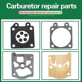 4 Piece Carburetor Seal and Membrane Kit Replaces Walbro D10-WTA for Walbro WA WT Carburetor
