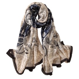 FAIRYGATE Silk Scarves Women's Silk Lightweight Silk Scarf Silk Scarf Neckerchief Scarf Gift Women, 87005