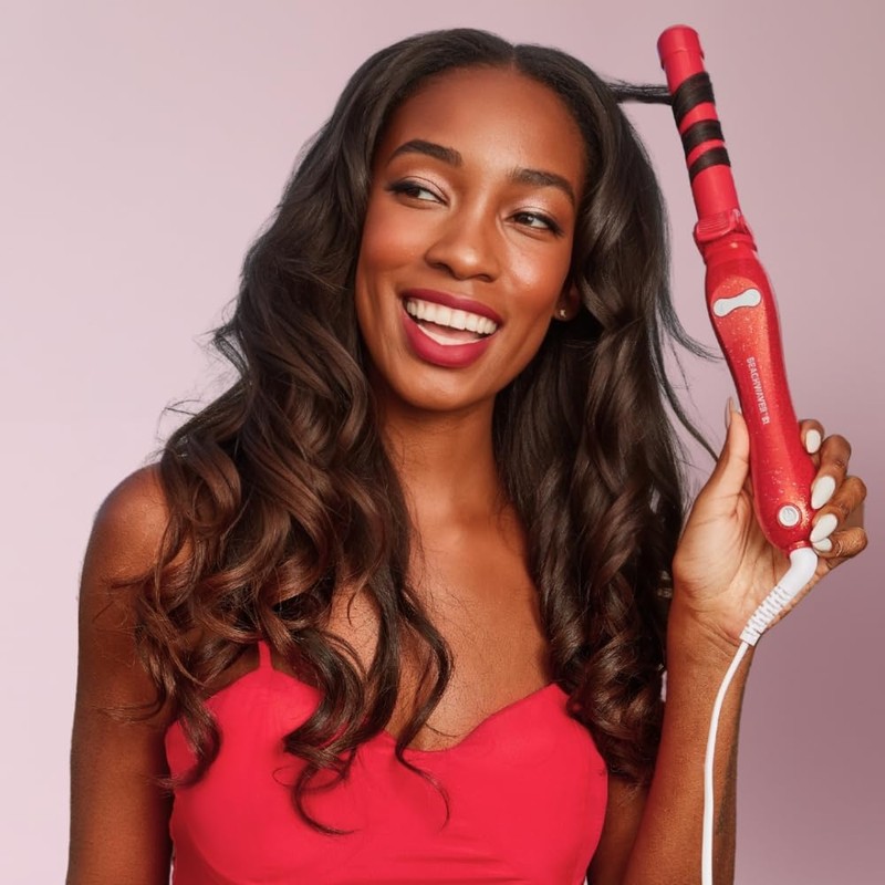 The Beachwaver Co. Beachwaver B1 Rotating Curling Iron - Red