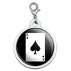 GRAPHICS & MORE Playing Cards Ace of Spades Large Chrome