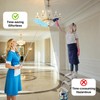 50Pcs Duster Refill Compatible with Swiffer Hand Duster +4FT Extended