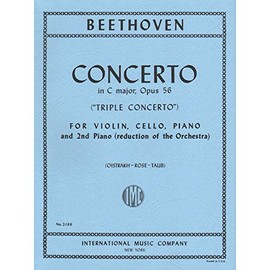 Beethoven, Ludwig - Triple Concerto in C Major for Violin, Cello, Piano and Orchestra, Op 56 - Arranged by Oistrakh-Rose [Sheet music] [Sheet music] [Sheet music] [Sheet music] [Sheet music] [Sheet music] [Sheet music] [Sheet music] [Sheet music] [Sheet music] [Sheet music]