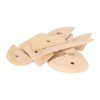 11pcs Pottery Trimming Tool Professional Wood Pottery Foot Shaper Tool
