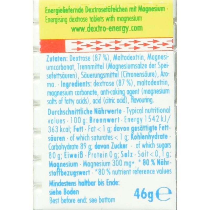 Dextro Energy Grape Sugar, Pack of 9