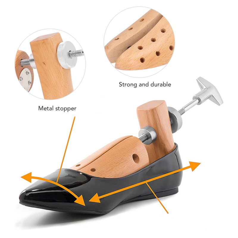 Wooden Shoe Inserts Prevent Deformation Adjust Spring Shoes Stretcher for