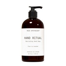 Muse Apothecary Hand Ritual - Aromatic and Nourishing Hand Soap, Infused with Natural Aromatherapy Essential Oils - USDA Certified Biobased - 16 oz, Fleur du Lavender