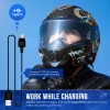Fodsports FX8 Pro Motorcycle Helmet Intercom Bluetooth Headset 10 Riders