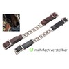 Amesbichler Reitsport AMKA Kinnkette mit Lederschlaufen für WesternTrense Westernreiten 073/32A