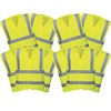 Hi Vis Safety Vest 12 Pack High Visibility Neon Yellow