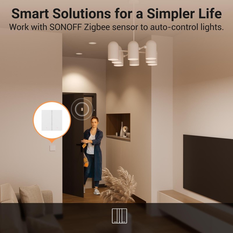SONOFF Zigbee Smart Light Switch, Requires SONOFF Zigbee Hub, Smart