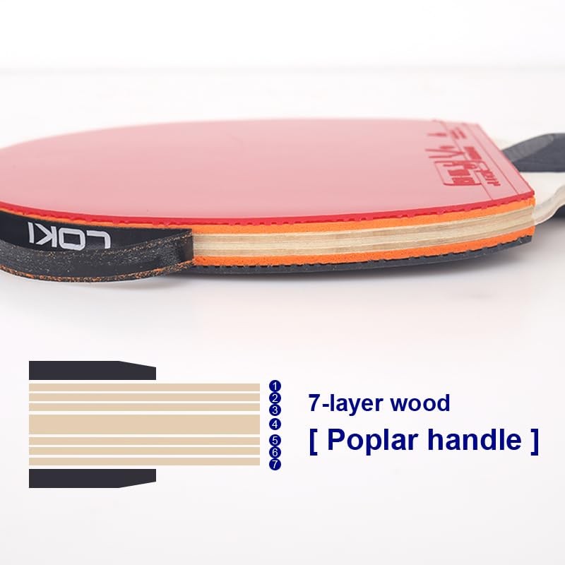 LOKI Table Tennis Bat Set Duo - 2 Bats with
