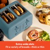 bella 4 Slice Toaster, 6 Setting Shade Control with Reheat
