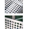 Bilaida Stainless Steel Perforated Sheet (SUS304), 0.01" Thickness, 15" Width,