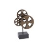 Deco 79 Metal Film Decorative Sculpture Reel Home Decor Statue